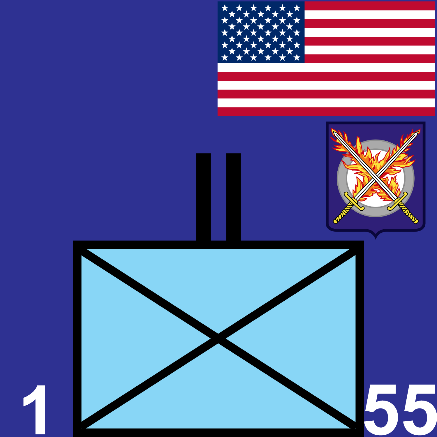 1st Battalion, 55th Infantry Regiment icon